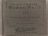 Advertising on Hymnals - Toledo Gospel Tabernacle 1921