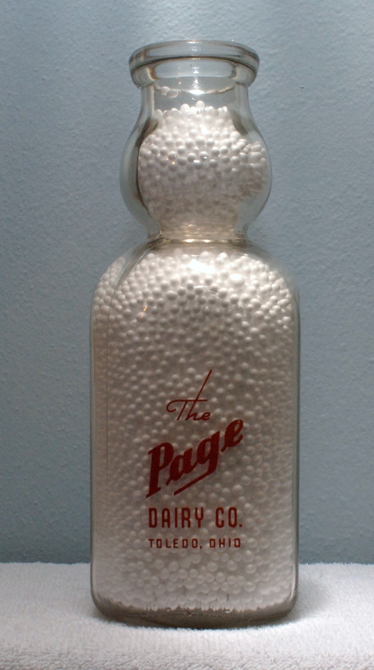 Page Milk Cream Top Bottle Late 1940s Early 1950s
