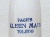 Page\'s Kleen-Maid White Cream Jar
