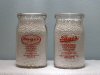 Pages Cottage Cheese Jar Late 1940s early 1950s Both Red Logos