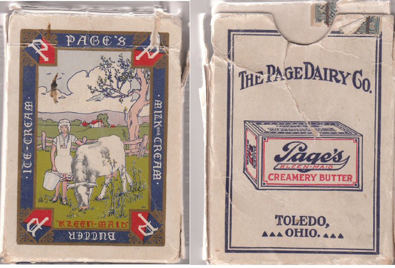 Page Dairy Playing Cards - Milk Maid2