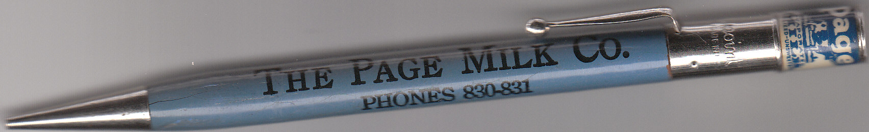 Page Milk Company - Merrill WI Pencil