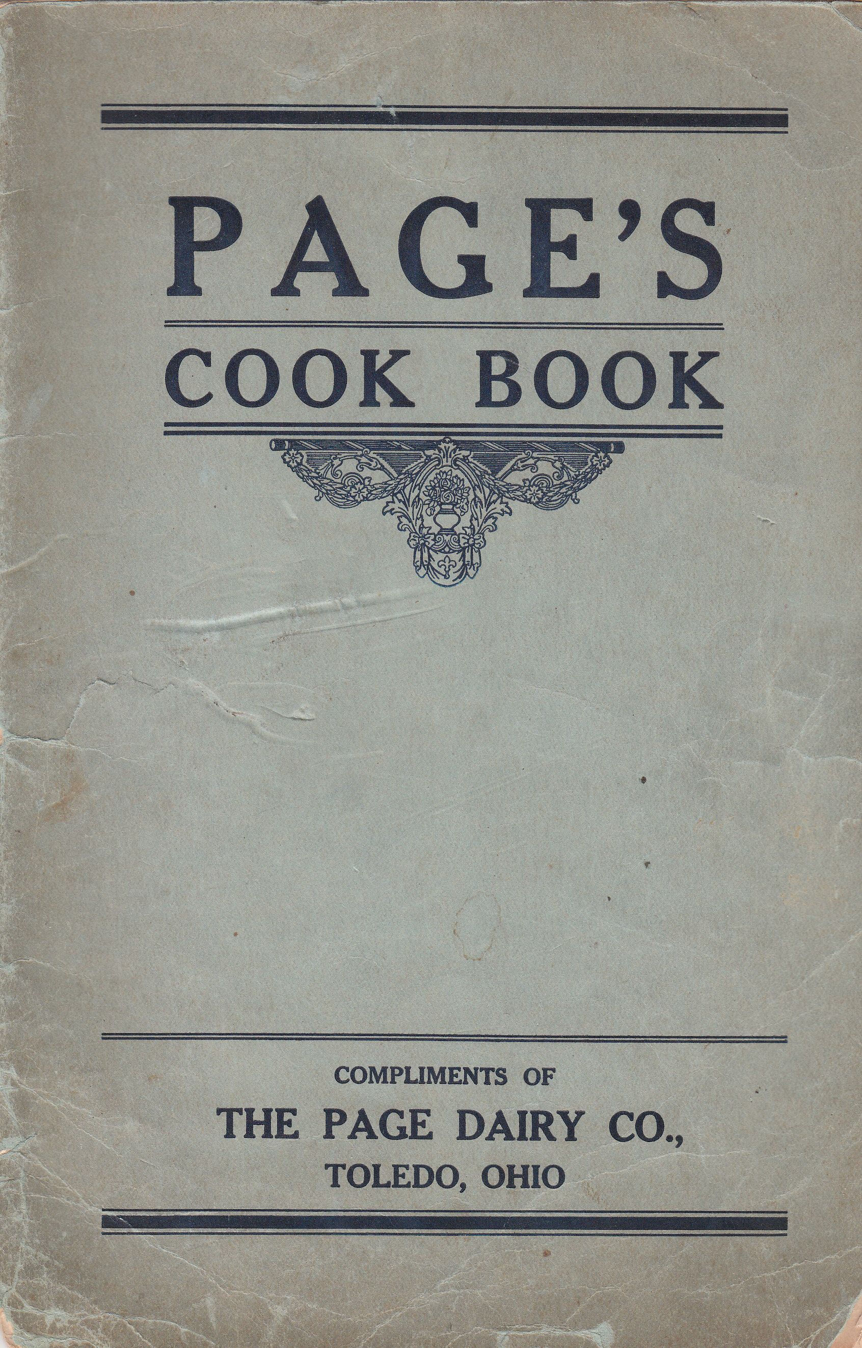 Page\'s Cook Book - Blue
