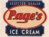 Pages Ice Cream Logo