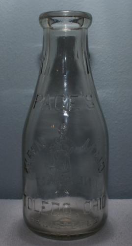 Embossed-Pages-Kleen-Maid-Quart-Milk-Bottle-1920s