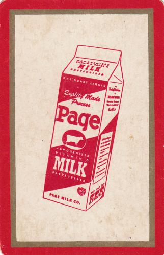 Page-Dairy-Playing-Cards-Red-white-in-Box