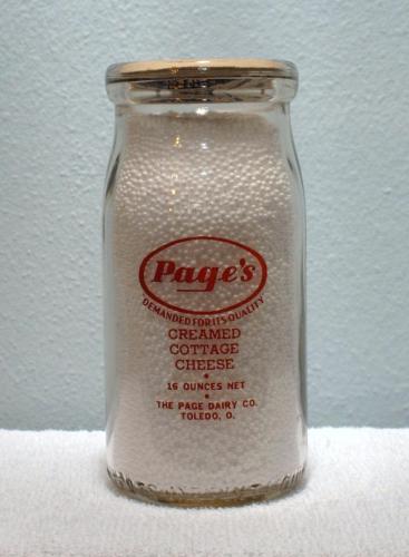 Pages-Cottage-Cheese-Jar-Late-1940s-early-1950s-New-Red-Logo