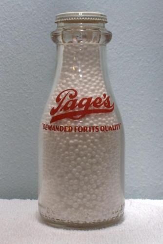 Pages-Pint-Milk-Bottle-Mid-to-Late-1940s-Red-Logo