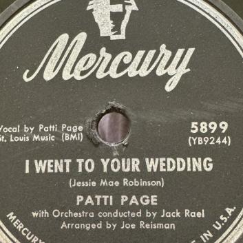 I Went To Your Wedding - Patti Page